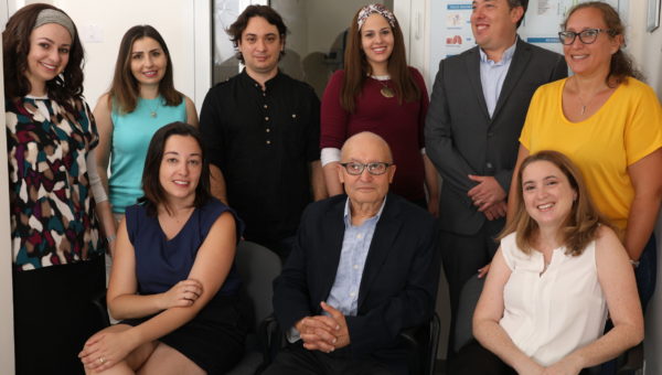 <P ALIGN=LEFT>The Betalin Therapeutics Team, in their Israel office (photograph taken before social distancing measures) </P>