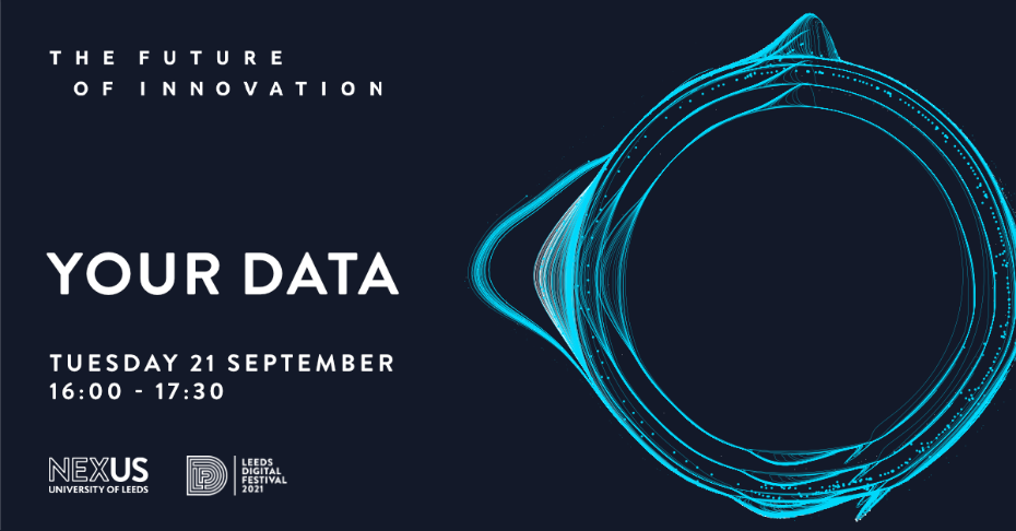 The Future of Innovation: YOUR data, Tuesday 21 September, 17:00 - 18:30