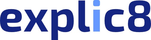 Explic8 logo
