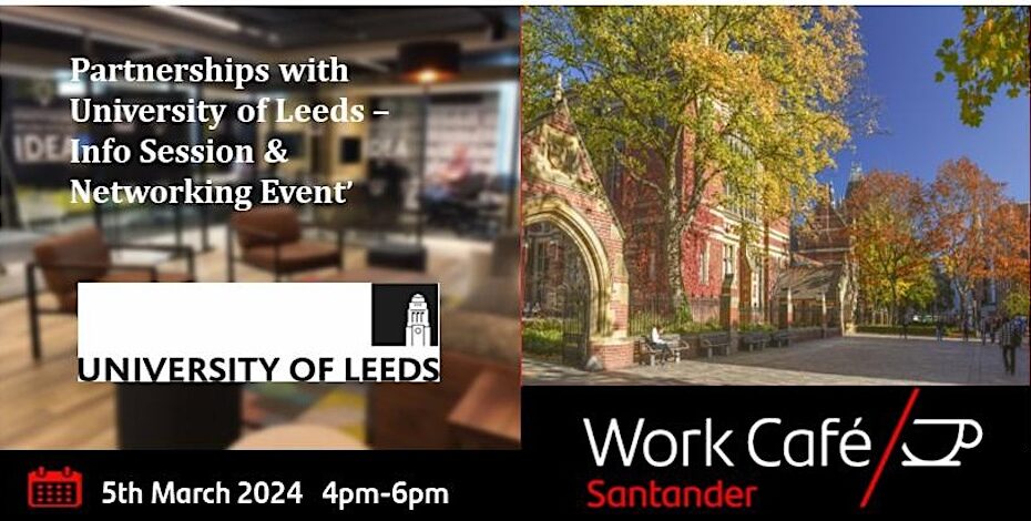 Santander and Work Placements team event graphic
