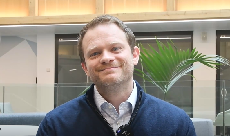 Harrison Evans from Itecho Health smiling to camera.