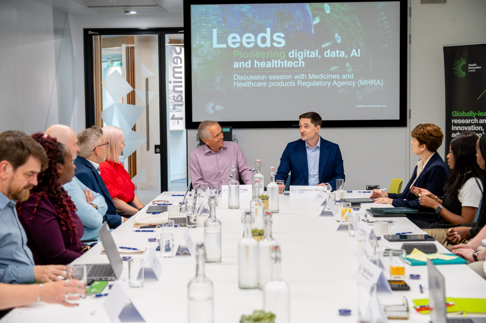Lawrence Tallon and MHRA Leadership Team visit to Nexus