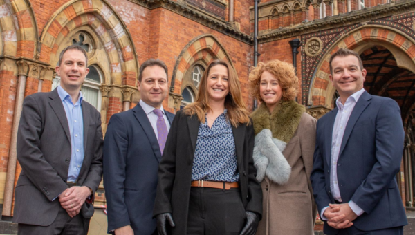 5 university stakeholders in Old Medical School partnership
