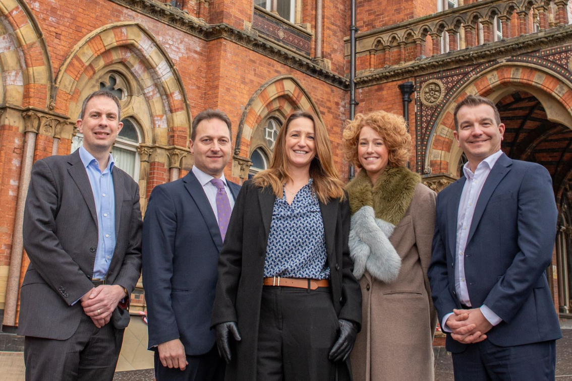 5 university stakeholders in Old Medical School partnership